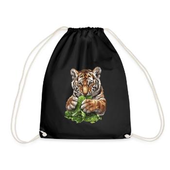 Tigre - Sac de sport léger - noir - Devant