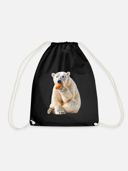 Eisbär - Turnbeutel - Schwarz