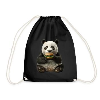 Panda - Sac de sport léger - noir - Devant