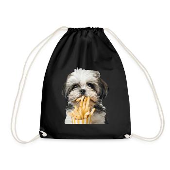 Shih Tzu - Turnbeutel - Schwarz - Vorne