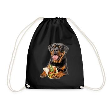 Rottweiler - Sac de sport léger - noir - Devant