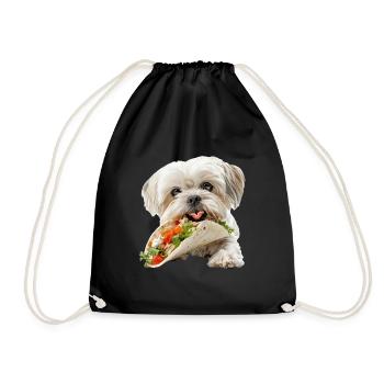 Shih Tzu - Turnbeutel - Schwarz - Vorne