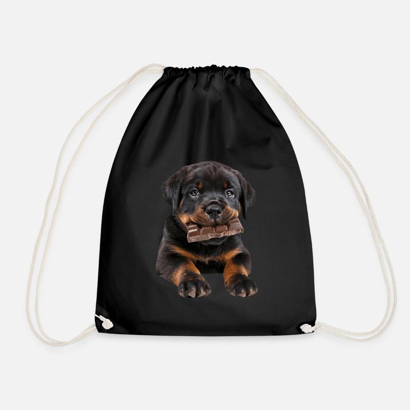 Rottweiler - Turnbeutel - Schwarz