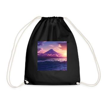 Japon - Sac de sport léger - noir - Devant