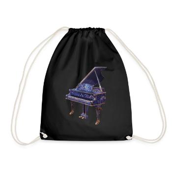 Piano - Drawstring Bag - black - Front