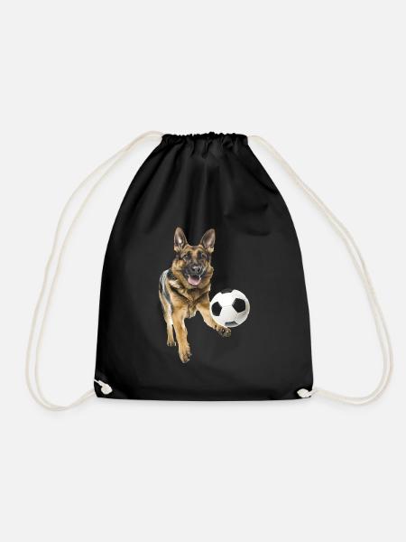 Deutscher Schäferhund - Turnbeutel - Schwarz