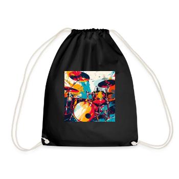 Percussion - Drawstring Bag - black - Front