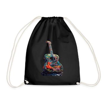 Guitare Poisson - Sac de sport léger - noir - Devant