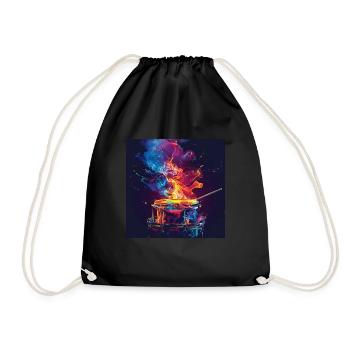 Percussion - Drawstring Bag - black - Front