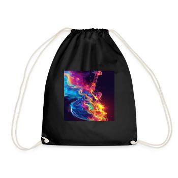 Guitare - Sac de sport léger - noir - Devant