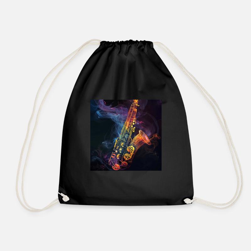 Saxophone - Sac de sport léger - noir