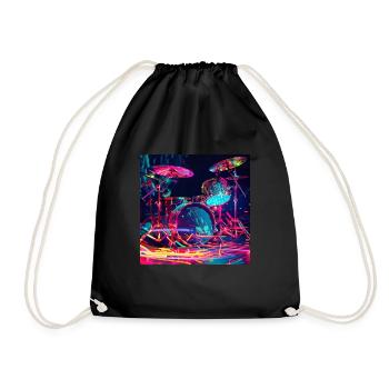 Percussion - Drawstring Bag - black - Front