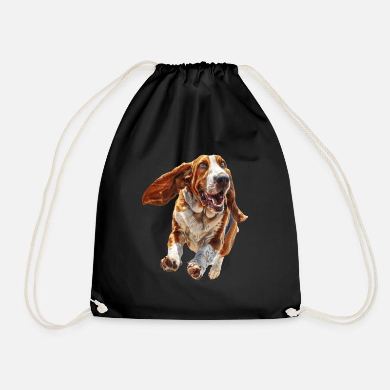 Basset - Turnbeutel - Schwarz