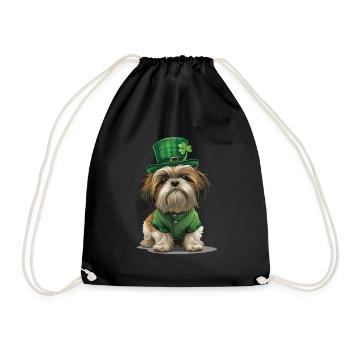 Shih Tzu - Turnbeutel - Schwarz - Vorne