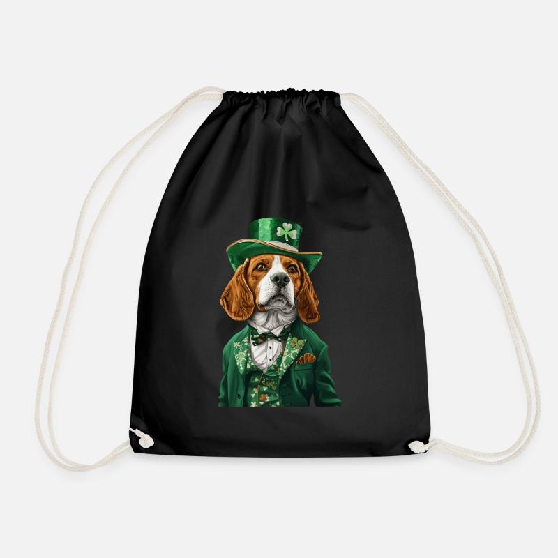 Beagle - Turnbeutel - Schwarz