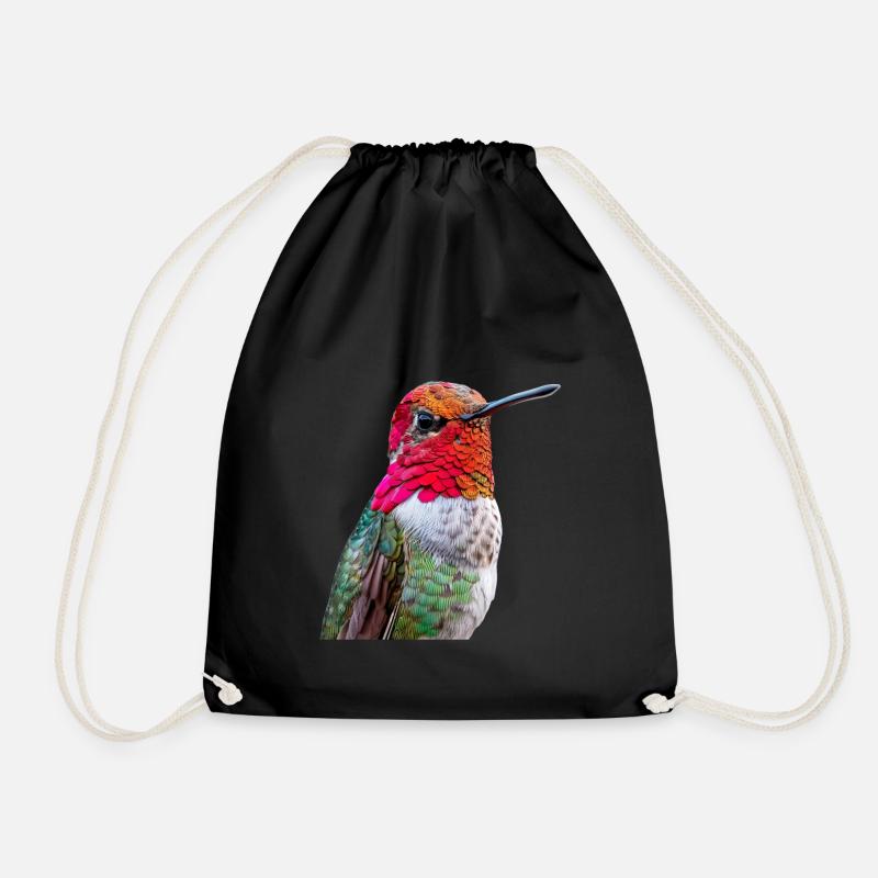 Kolibri - Turnbeutel - Schwarz