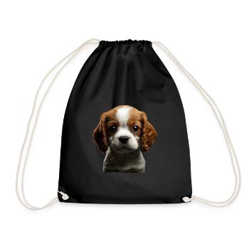 Cavalier King Charles - Turnbeutel - Schwarz - Vorne