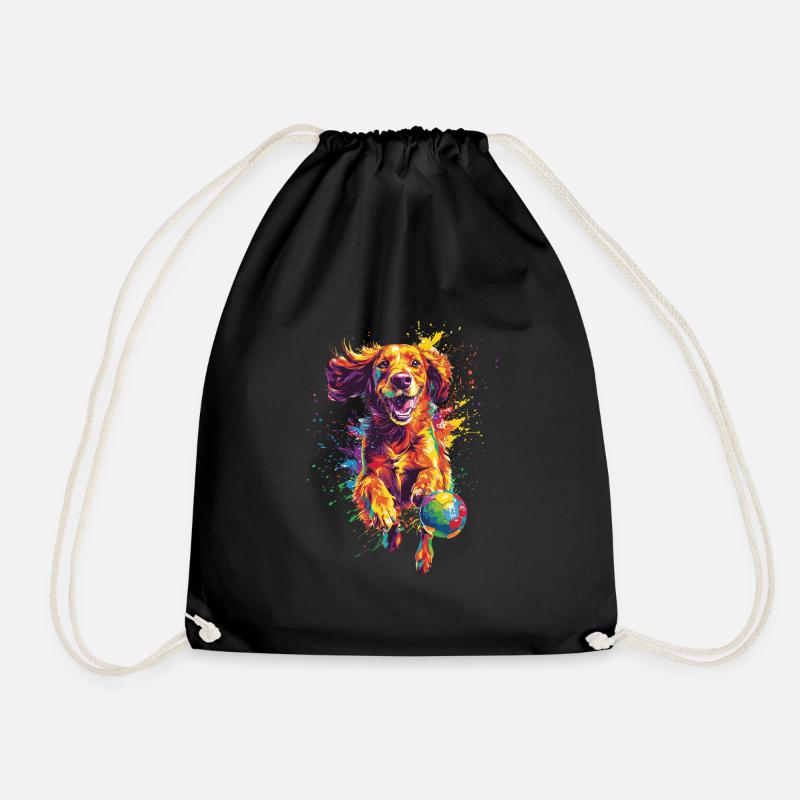 Irish Setter - Turnbeutel - Schwarz