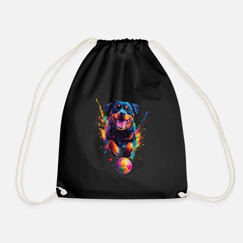 Rottweiler - Turnbeutel - Schwarz