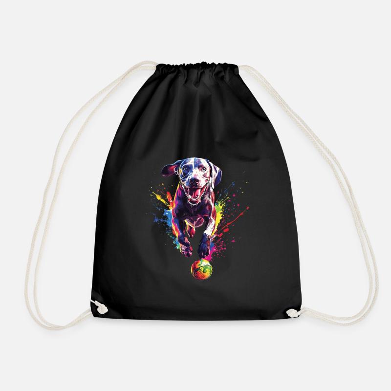 Weimaraner - Turnbeutel - Schwarz