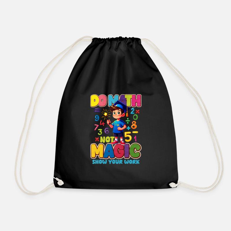 Mathématiques - Sac de sport léger - noir