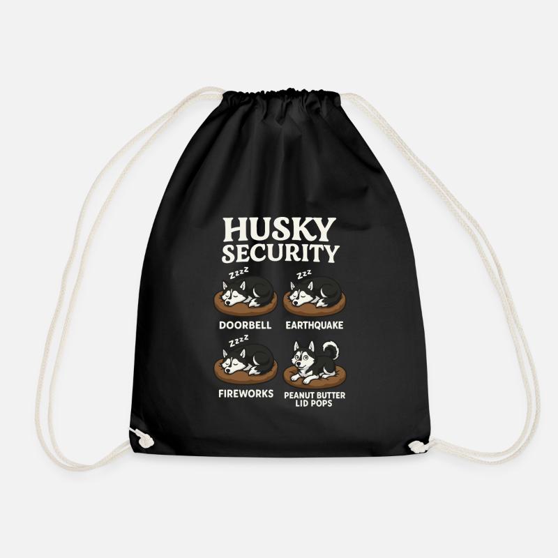 Husky - Turnbeutel - Schwarz