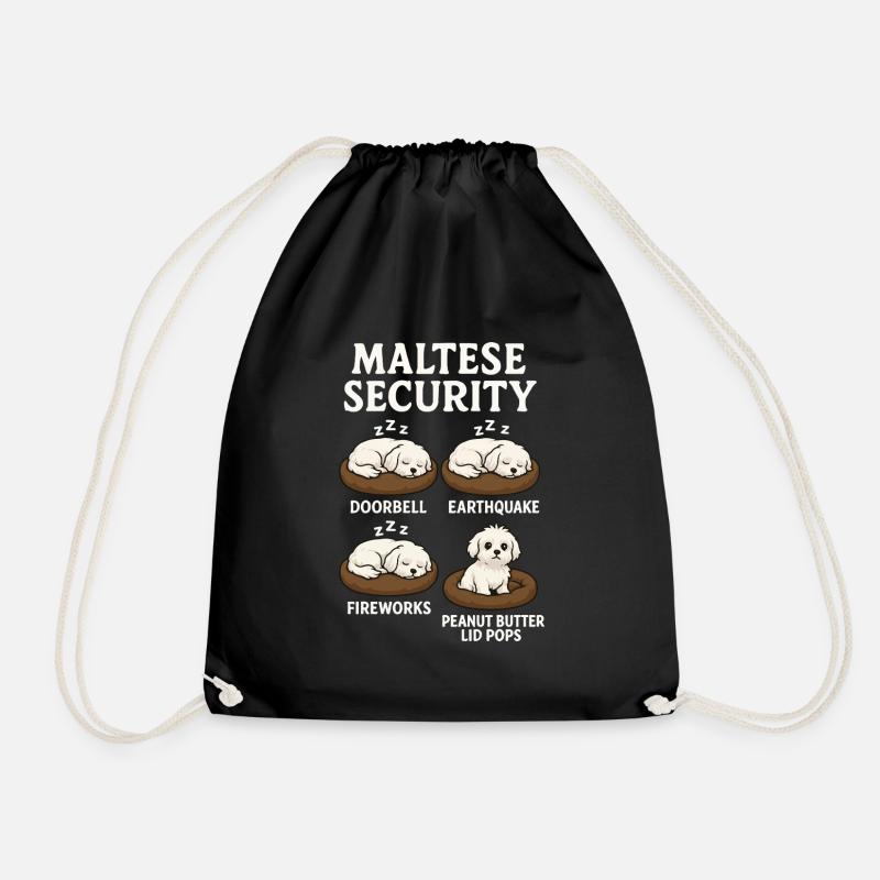 Malteser - Turnbeutel - Schwarz