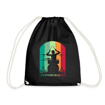 Batterie Percussion Percussion - Sac de sport léger - noir - Devant