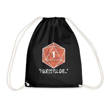 Je suppose que je vais utiliser le cube de rôle en disant - Sac de sport léger - noir - Devant