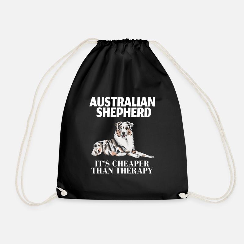 Australian Shepherd - Turnbeutel - Schwarz