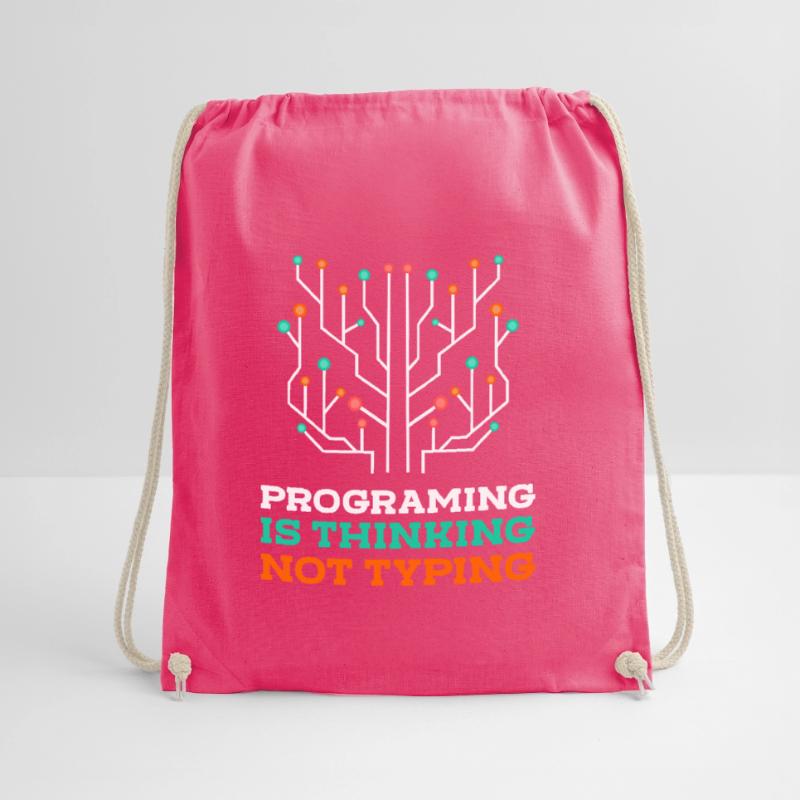 Programmer Coder Nerd Drawstring Bag