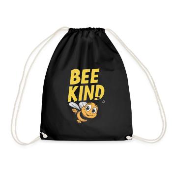 Bee Child Bee - Drawstring Bag - black - Front