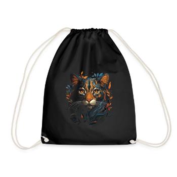 Bengal Cat - Drawstring Bag - black - Front