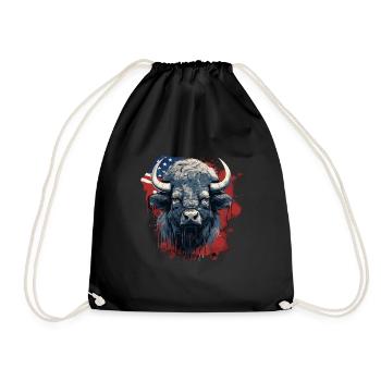 Bison - Sac de sport léger - noir - Devant