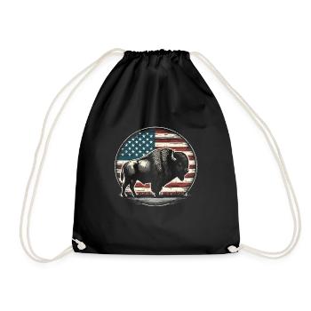 Bison - Sac de sport léger - noir - Devant