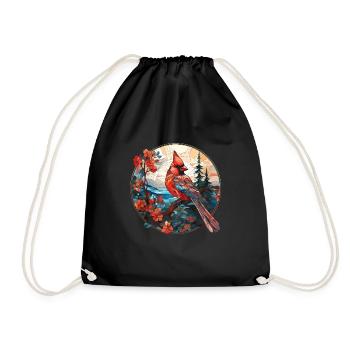Cardinal Vogel rouge - Sac de sport léger - noir - Devant