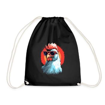 Chicken Sonnenbrille - Turnbeutel - Schwarz - Vorne