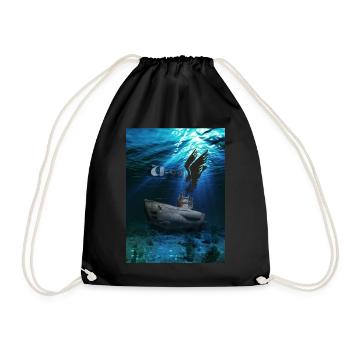 U 991 design1 - Sac de sport léger - noir - Devant