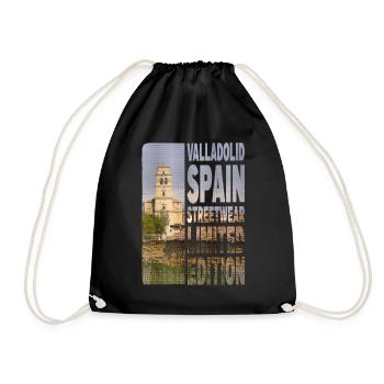 Valladolid Spain City Skyline Home Love - Drawstring Bag - black - Front