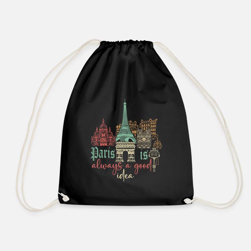 Paris is always a good idea - Turnbeutel - Schwarz