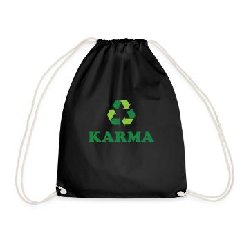 Nerd IT Geek Computer Scientist Programmer Gift - Drawstring Bag - black - Front