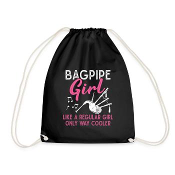 Cornemuse Filles Cornemuse Instrument de Musique - Sac de sport léger - noir - Devant
