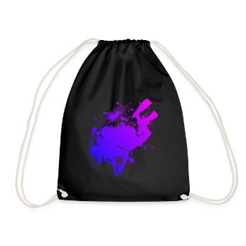 Diving Men's Scuba Diving Diving Free Dive - Drawstring Bag - black - Front