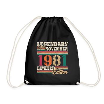 Légendaire novembre 1981 édition limitée - Sac de sport léger - noir - Devant