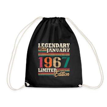 Légendaire Janvier 1967 édition limitée - Sac de sport léger - noir - Devant