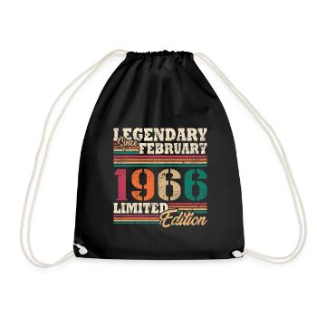 Légendaire Février 1966 édition limitée - Sac de sport léger - noir - Devant