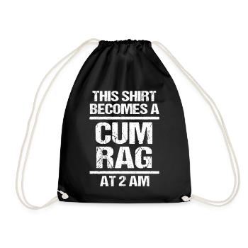 Blagues perverses - Sac de sport léger - noir - Devant