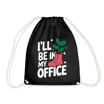Jardinier Plantes de jardin Jardinage - Sac de sport léger - noir - Devant