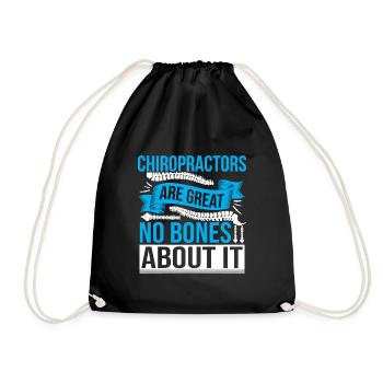 Les chiropraticiens sont une excellente colonne vertébrale chiropratique amusante - Sac de sport léger - noir - Devant