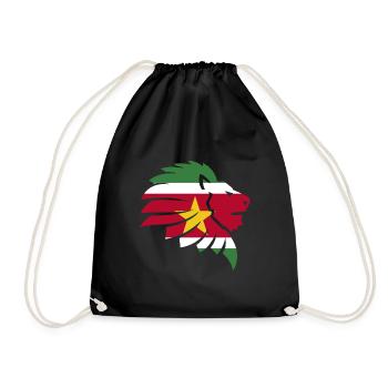 Suriname drapeau créoles Lachmon Sranan cadeau - Sac de sport léger - noir - Devant